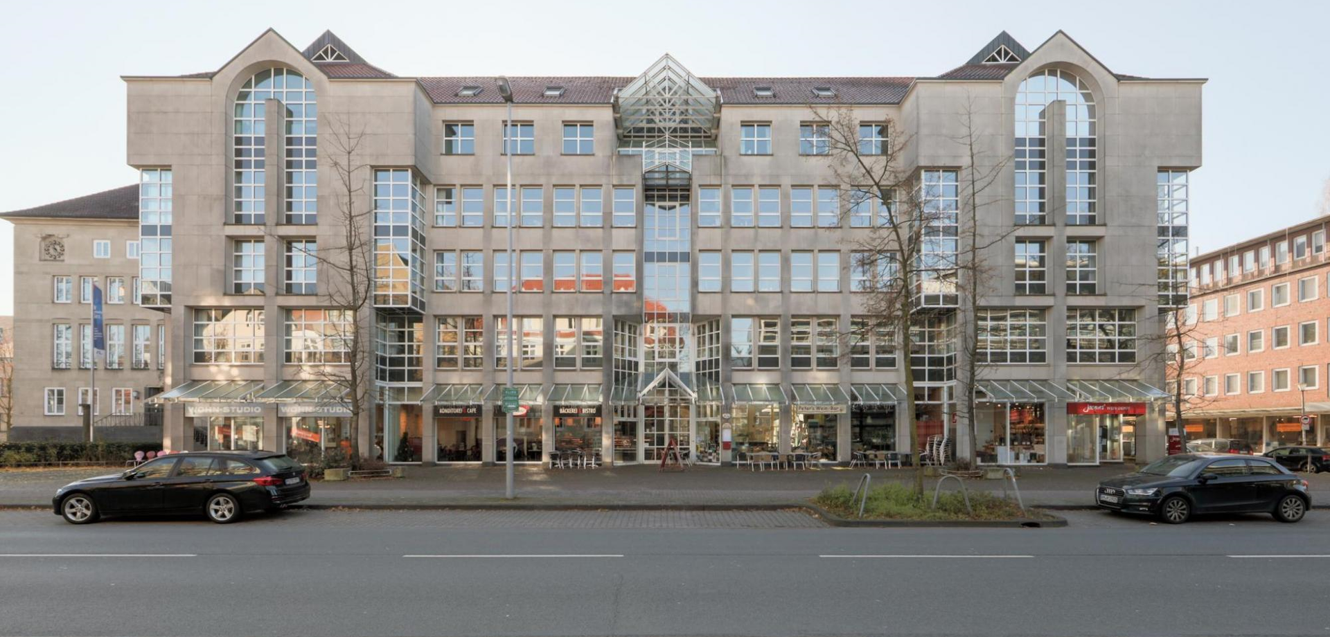 Gebäuder der LWL.IT - Frontalansicht von der Warendorfer Straße aus